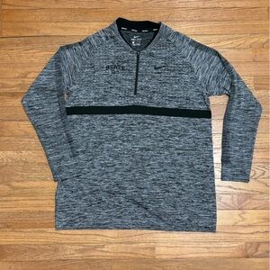 Men's Iowa State Nike Golf Dri-Fit Pullover Dark Gray/Heather | Size XL